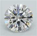 Lab Grown Diamond 1.32 Carats, Round with Ideal Cut, D Color, VS1 Clarity and Certified by IGI