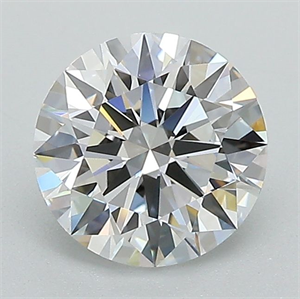 Picture of Lab Grown Diamond 1.32 Carats, Round with Ideal Cut, D Color, VS1 Clarity and Certified by IGI