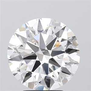 Picture of Lab Grown Diamond 3.44 Carats, Round with Ideal Cut, E Color, VS1 Clarity and Certified by IGI