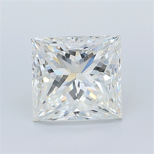 Foto Diamante Natural 3.53 quilates, Princesa , Color G, claridad VS1 y certificado GIA de