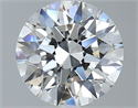 Diamante Natural 2.06 quilates, Redondo , Color D, claridad VVS1 y certificado GIA