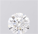 Lab Grown Diamond 1.05 Carats, Round with Ideal Cut, D Color, VVS1 Clarity and Certified by IGI