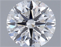 Lab Grown Diamond 1.04 Carats, Round with Ideal Cut, E Color, VVS1 Clarity and Certified by IGI