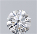 Natural Diamond 0.58 Carats, Round with Excellent Cut, F Color, VS2 Clarity and Certified by IGI