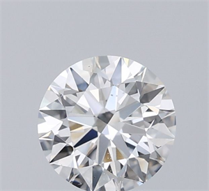 Picture of Natural Diamond 0.58 Carats, Round with Excellent Cut, F Color, VS2 Clarity and Certified by IGI