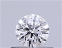 Natural Diamond 0.40 Carats, Round with Excellent Cut, E Color, I1 Clarity and Certified by GIA