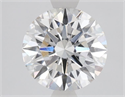 Lab Grown Diamond 1.54 Carats, Round with Ideal Cut, G Color, VS1 Clarity and Certified by IGI