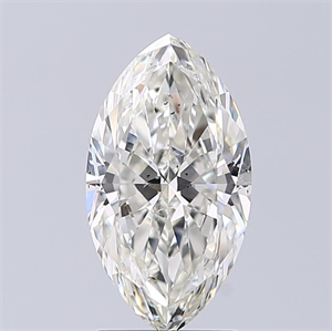 Picture of Natural Diamond 1.72 Carats, Marquise with  Cut, I Color, SI1 Clarity and Certified by GIA