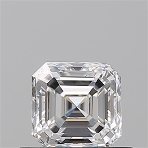 Picture of Natural Diamond 0.50 Carats, Asscher with  Cut, E Color, VS1 Clarity and Certified by GIA