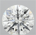 Lab Grown Diamond 5.02 Carats, Round with Ideal Cut, E Color, VVS1 Clarity and Certified by IGI