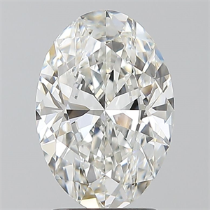 Foto Diamante Natural 2.01 quilates, Ovalado , Color G, claridad VVS2 y certificado GIA de