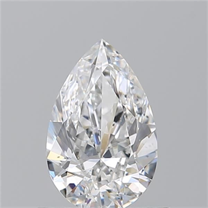Picture of Natural Diamond 0.70 Carats, Pear with  Cut, E Color, VS2 Clarity and Certified by GIA