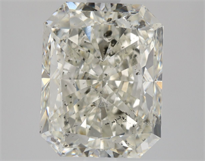 Foto Diamante Natural 3.01 quilates, Radiante , Color I, claridad SI2 y certificado HRD de