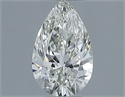 Natural Diamond 0.55 Carats, Pear with  Cut, I Color, IF Clarity and Certified by IGI