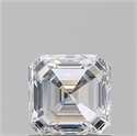 Natural Diamond 1.03 Carats, Asscher with  Cut, E Color, VVS1 Clarity and Certified by GIA