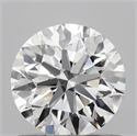 Lab Grown Diamond 0.81 Carats, Round with Ideal Cut, D Color, VVS2 Clarity and Certified by IGI