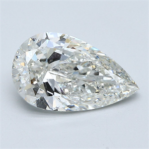Foto Diamante Natural 3.01 quilates, De pera , Color I, claridad SI2 y certificado GIA de