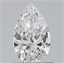 Natural Diamond 0.70 Carats, Pear with  Cut, E Color, VS1 Clarity and Certified by GIA