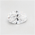Natural Diamond 2.52 Carats, Oval with  Cut, D Color, SI1 Clarity and Certified by GIA
