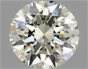 Natural Diamond 0.50 Carats, Round with Excellent Cut, M Color, VS2 Clarity and Certified by GIA