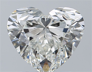 Picture of Natural Diamond 2.05 Carats, Heart with  Cut, H Color, IF Clarity and Certified by HRD
