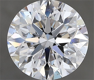 Picture of Natural Diamond 3.01 Carats, Round with Excellent Cut, D Color, SI1 Clarity and Certified by GIA