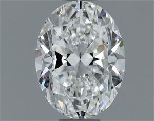 Picture of Natural Diamond 1.00 Carats, Oval with  Cut, G Color, SI2 Clarity and Certified by GIA