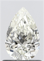 Natural Diamond 0.71 Carats, Pear with  Cut, L Color, IF Clarity and Certified by GIA