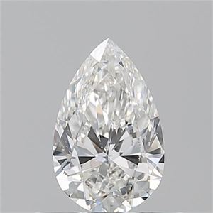 Foto Diamante Natural 0.50 quilates, De pera , Color G, claridad SI1 y certificado GIA de