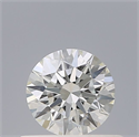 Natural Diamond 0.41 Carats, Round with Excellent Cut, H Color, VVS1 Clarity and Certified by IGI