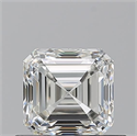Natural Diamond 0.70 Carats, Asscher with  Cut, I Color, VVS1 Clarity and Certified by GIA