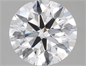 Lab Grown Diamond 1.50 Carats, Round with Excellent Cut, D Color, VS1 Clarity and Certified by IGI