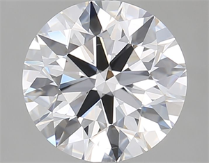 Picture of Lab Grown Diamond 1.50 Carats, Round with Excellent Cut, D Color, VS1 Clarity and Certified by IGI