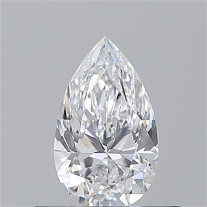 Picture of Natural Diamond 0.50 Carats, Pear with  Cut, D Color, VS1 Clarity and Certified by GIA