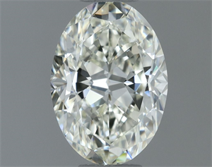 Picture of Natural Diamond 0.71 Carats, Oval with  Cut, J Color, VVS1 Clarity and Certified by IGI