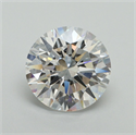 Lab Grown Diamond 4.02 Carats, Round with Ideal Cut, E Color, VVS1 Clarity and Certified by IGI