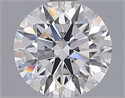 Lab Grown Diamond 1.23 Carats, Round with Ideal Cut, E Color, VVS2 Clarity and Certified by IGI