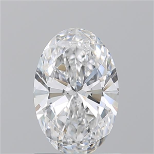 Picture of Natural Diamond 1.01 Carats, Oval with  Cut, D Color, VS2 Clarity and Certified by GIA