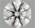 Lab Grown Diamond 1.57 Carats, Round with Excellent Cut, H Color, VVS2 Clarity and Certified by IGI