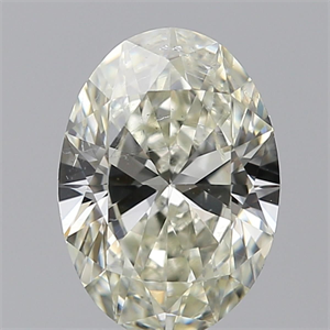 Foto Diamante Natural 1.01 quilates, Ovalado , Color L, claridad SI2 y certificado GIA de