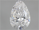 Diamante Natural 0.50 quilates, De pera , Color E, claridad SI1 y certificado GIA