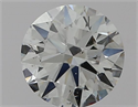 Natural Diamond 0.50 Carats, Round with Very Good Cut, D Color, SI1 Clarity and Certified by GIA