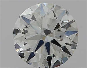 Picture of Natural Diamond 0.50 Carats, Round with Very Good Cut, D Color, SI1 Clarity and Certified by GIA