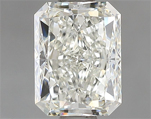 Picture of Natural Diamond 1.08 Carats, Radiant with  Cut, J Color, VVS2 Clarity and Certified by GIA