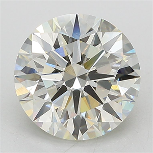 Picture of Lab Grown Diamond 3.02 Carats, Round with Ideal Cut, J Color, VS1 Clarity and Certified by IGI