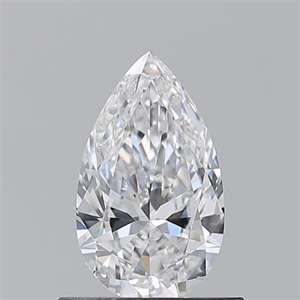 Picture of Natural Diamond 0.67 Carats, Pear with  Cut, D Color, SI1 Clarity and Certified by GIA