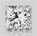 Natural Diamond 1.01 Carats, Princess with  Cut, H Color, VS2 Clarity and Certified by GIA
