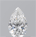 Natural Diamond 0.50 Carats, Pear with  Cut, F Color, VS1 Clarity and Certified by GIA