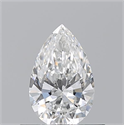 Natural Diamond 0.50 Carats, Pear with  Cut, F Color, VS1 Clarity and Certified by GIA