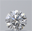 Natural Diamond 0.50 Carats, Round with Excellent Cut, E Color, VS2 Clarity and Certified by GIA